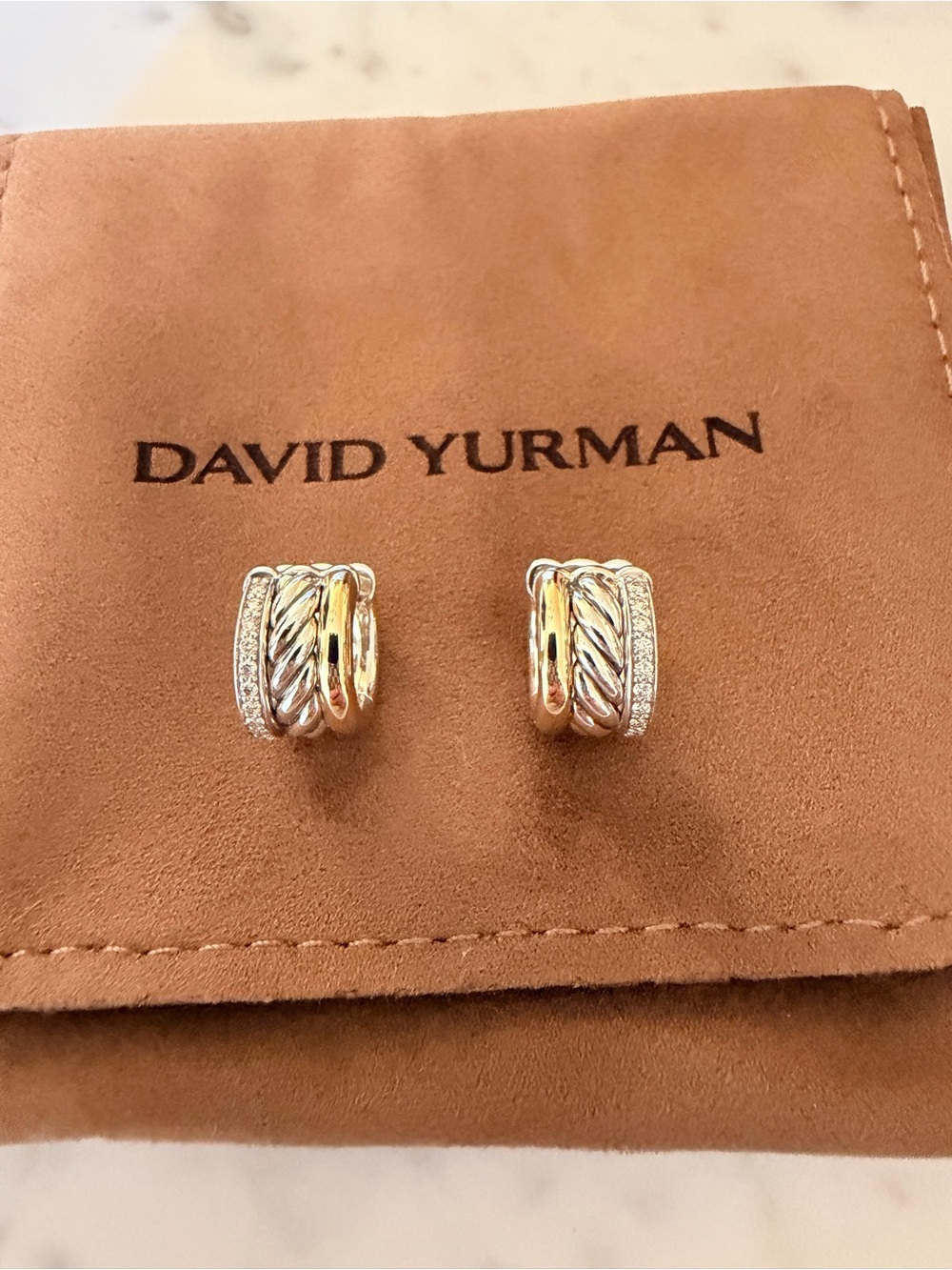 DAVID YURMAN MERCER HUGGIE HOOP EARRINGS - Picture 5 of 13